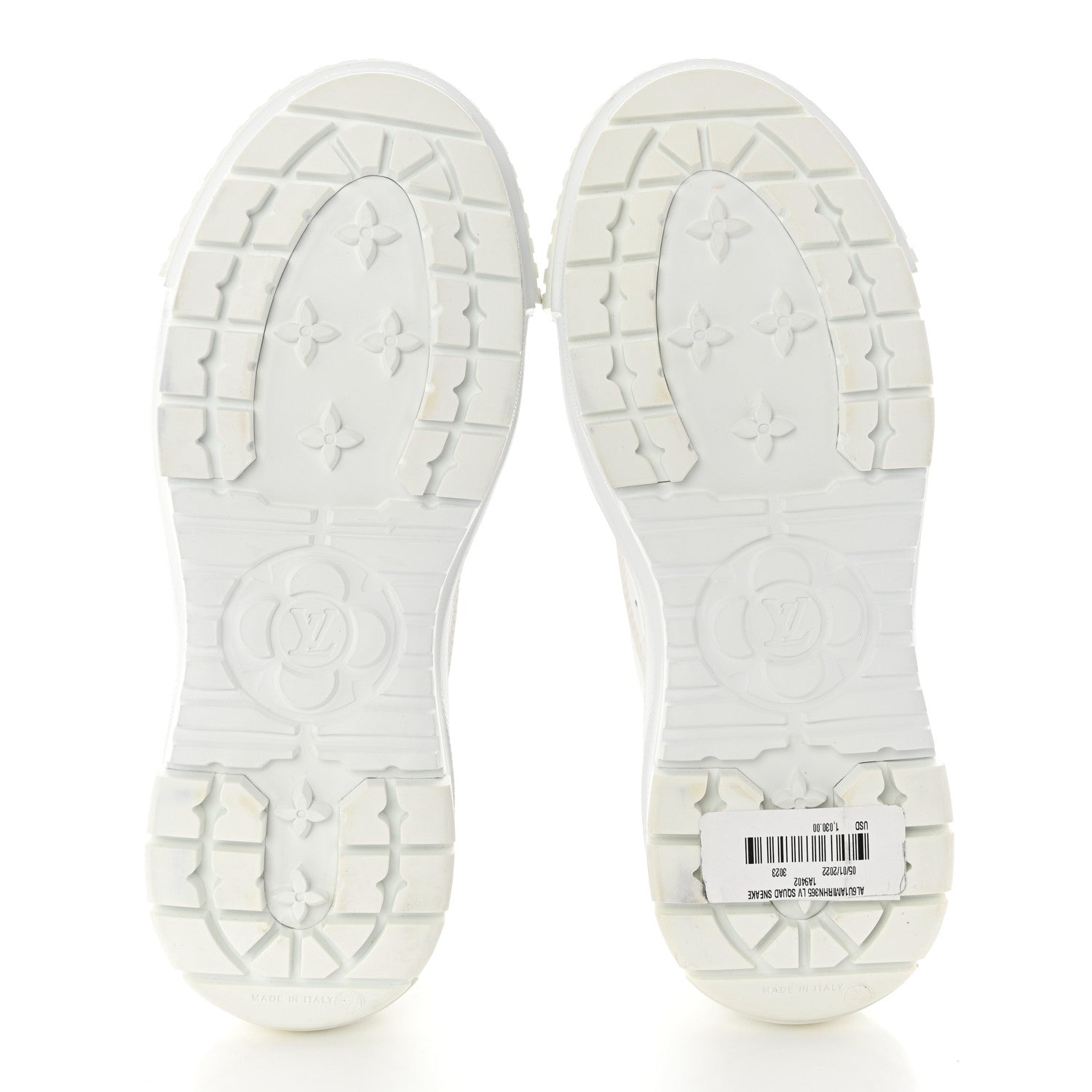 Louis Vuitton Canvas Monogram LV Squad Sneaker Boots 36.5 White Pink 5 of 8