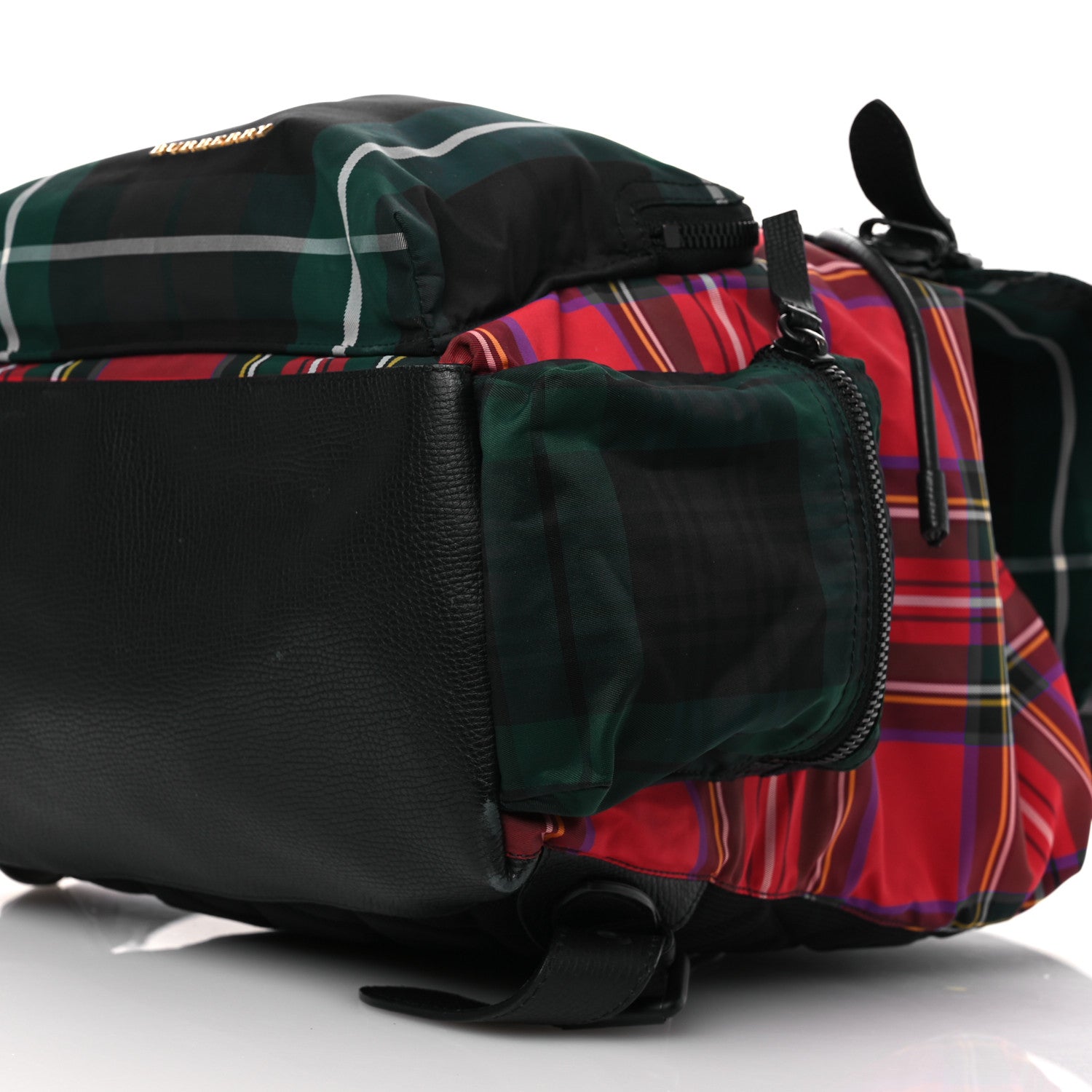 Burberry Nylon Tartan Large Rucksack Backpack 10 of 17