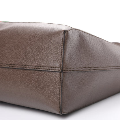 Gucci GG Supreme Monogram Web Ophidia Tote Brown 8 of 9