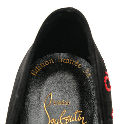 Christian Louboutin Veau Velours Hottie Walkie 120 Pumps 38 Black 8 of 11
