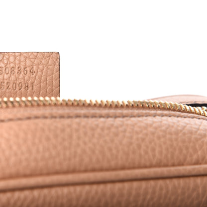 Gucci Pebbled Calfskin Small Soho Disco Bag Rose Beige 9 of 9