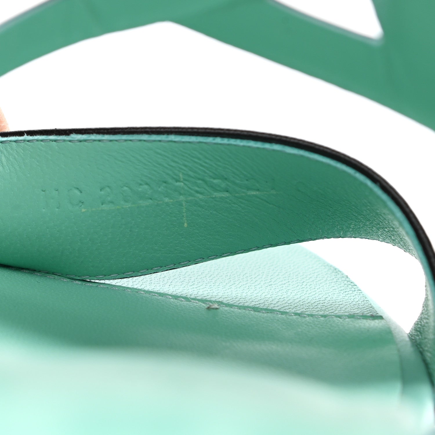 Hermes Nappa Bikini Sandals 37 Multicolore Vert Absinthe 8 of 8