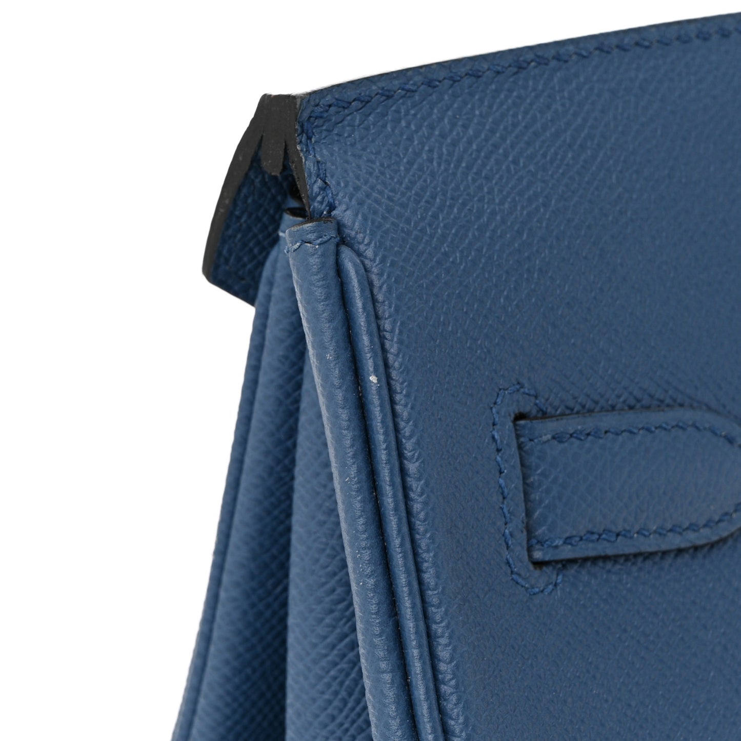 Epsom Birkin 35 Bleu Agate