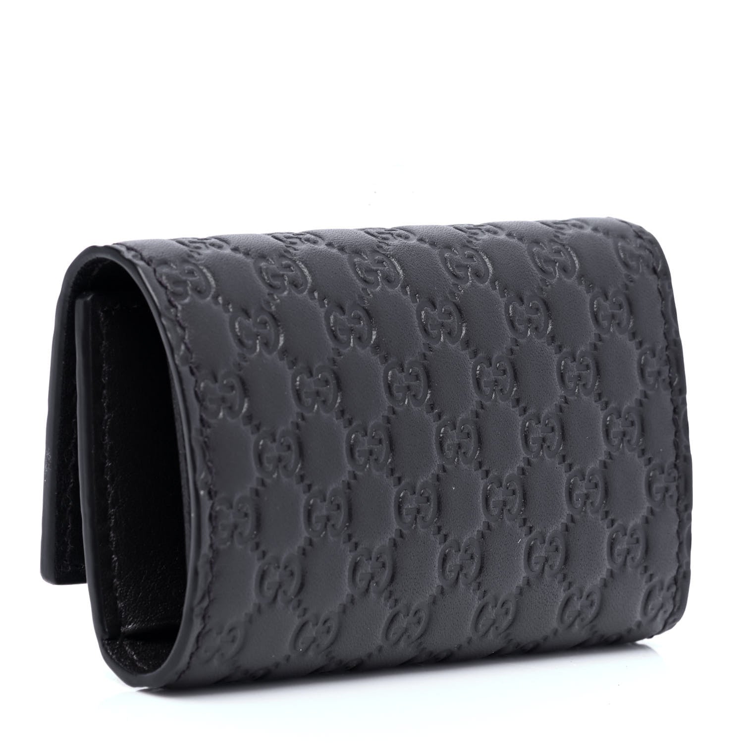 Gucci Microguccissima 6 Key Holder Case Black 2 of 5