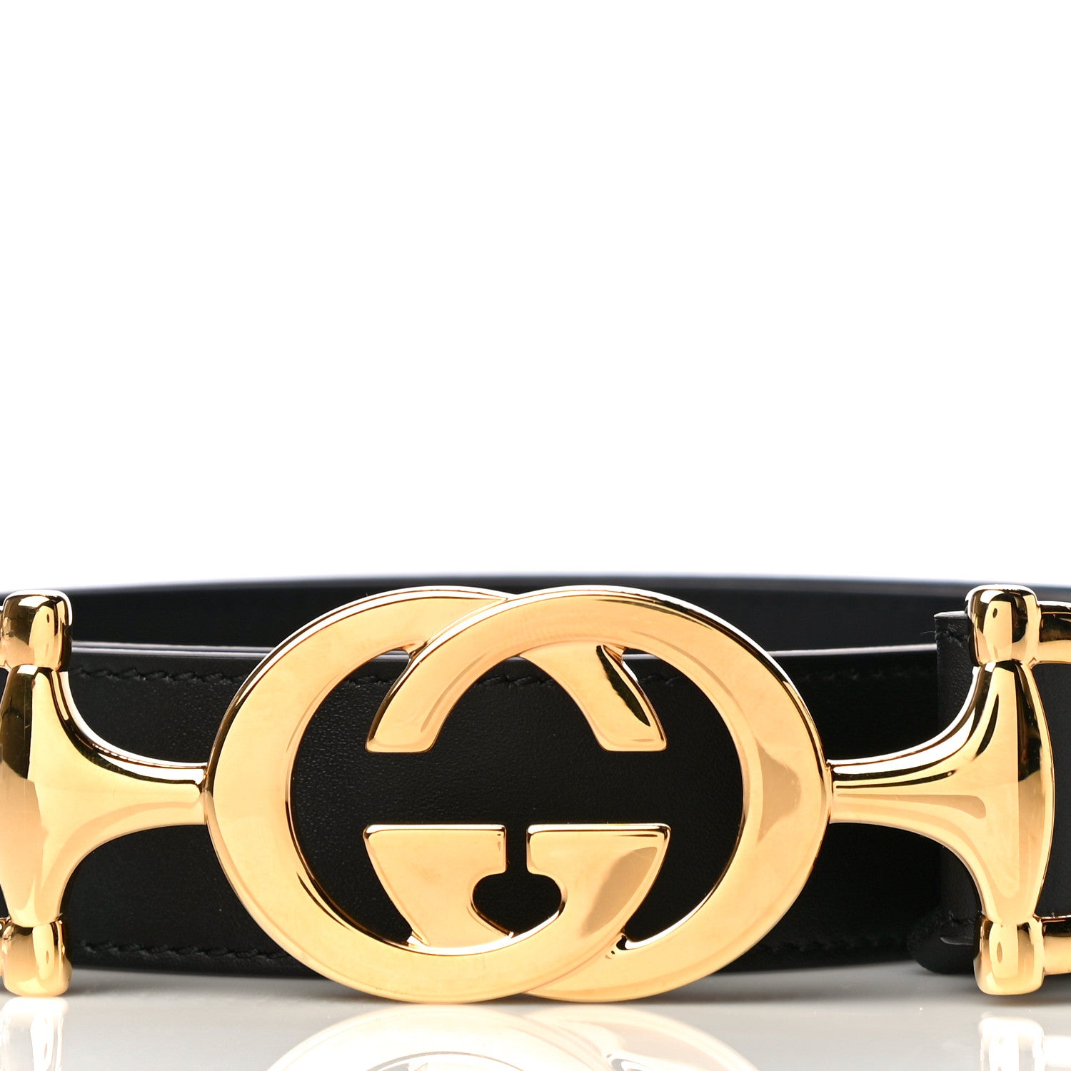 Gucci Calfskin Zumi 30mm Belt 80 32 Black 3 of 6