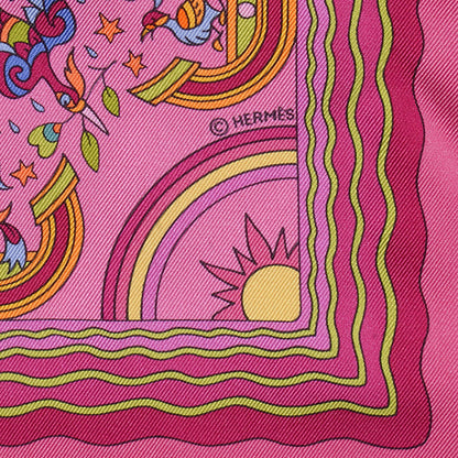 Hermes Silk Les Jardins D'Armenie Scarf 90 3 of 5