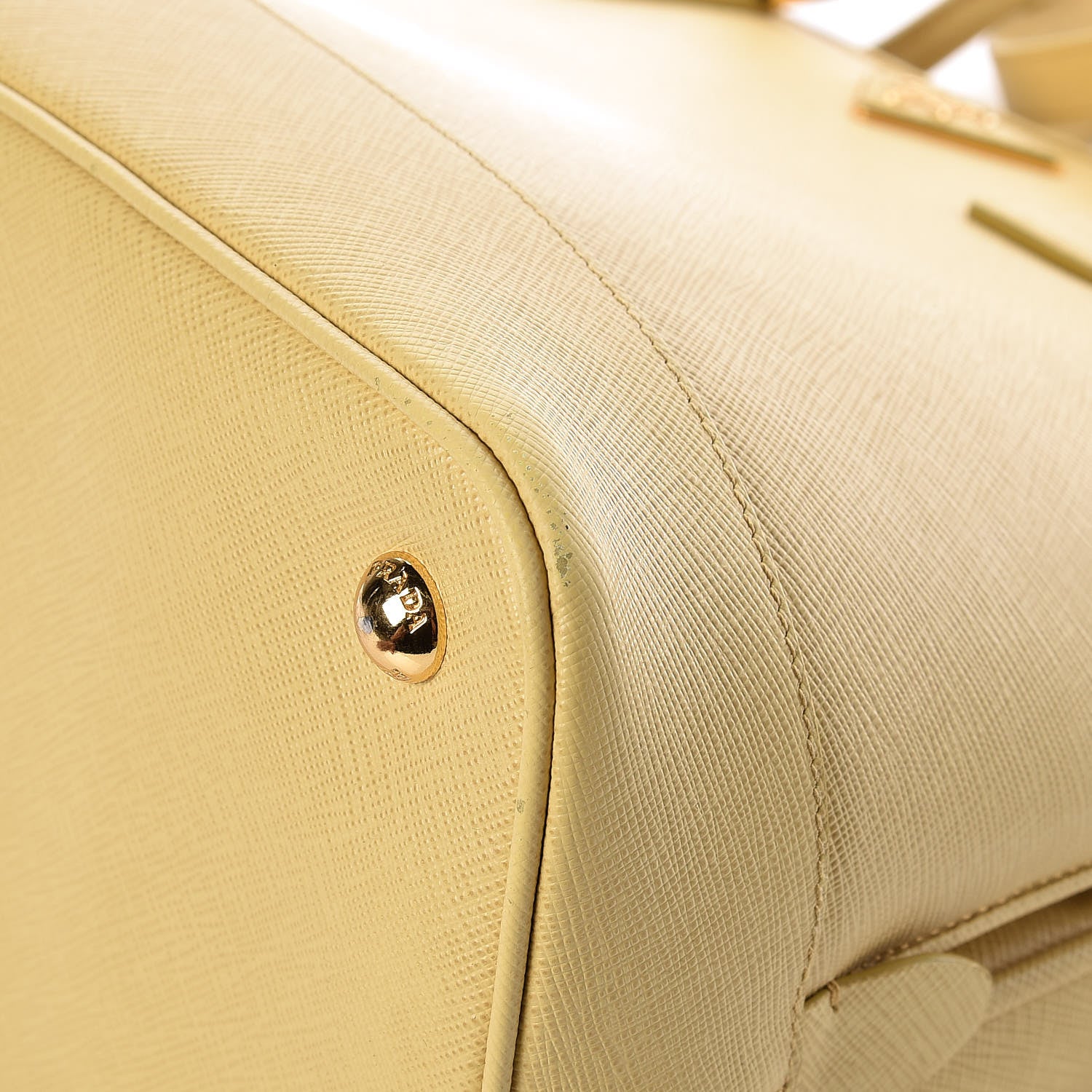 Prada Saffiano Lux Open Promenade Tote Ananas 12 of 17