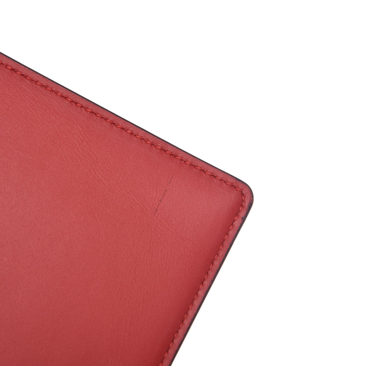 Gucci Calfskin GG Supreme Monogram Embroidered Rainbow Love Zip Pouch Red 8 of 10