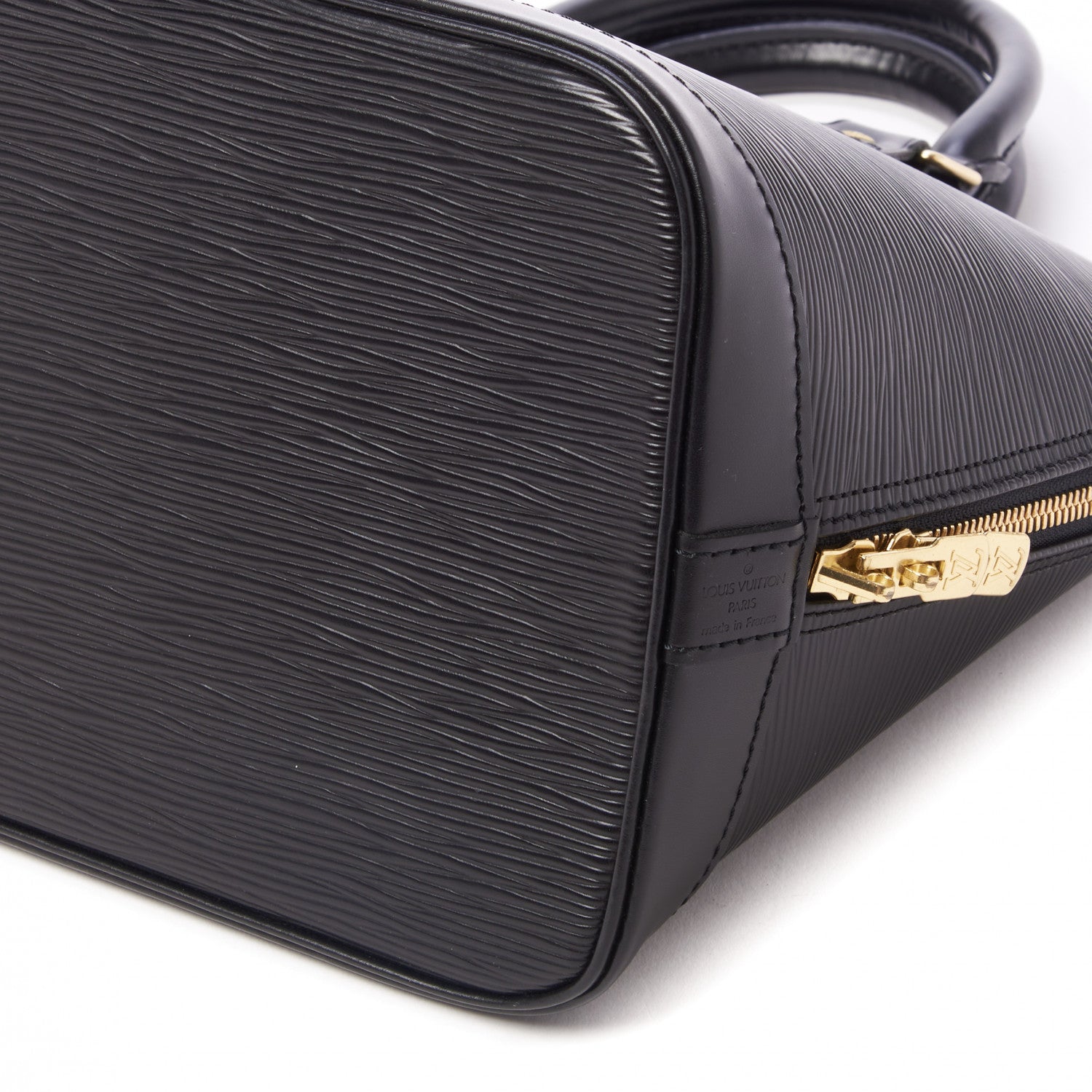 Louis Vuitton Epi Alma PM Black 7 of 9