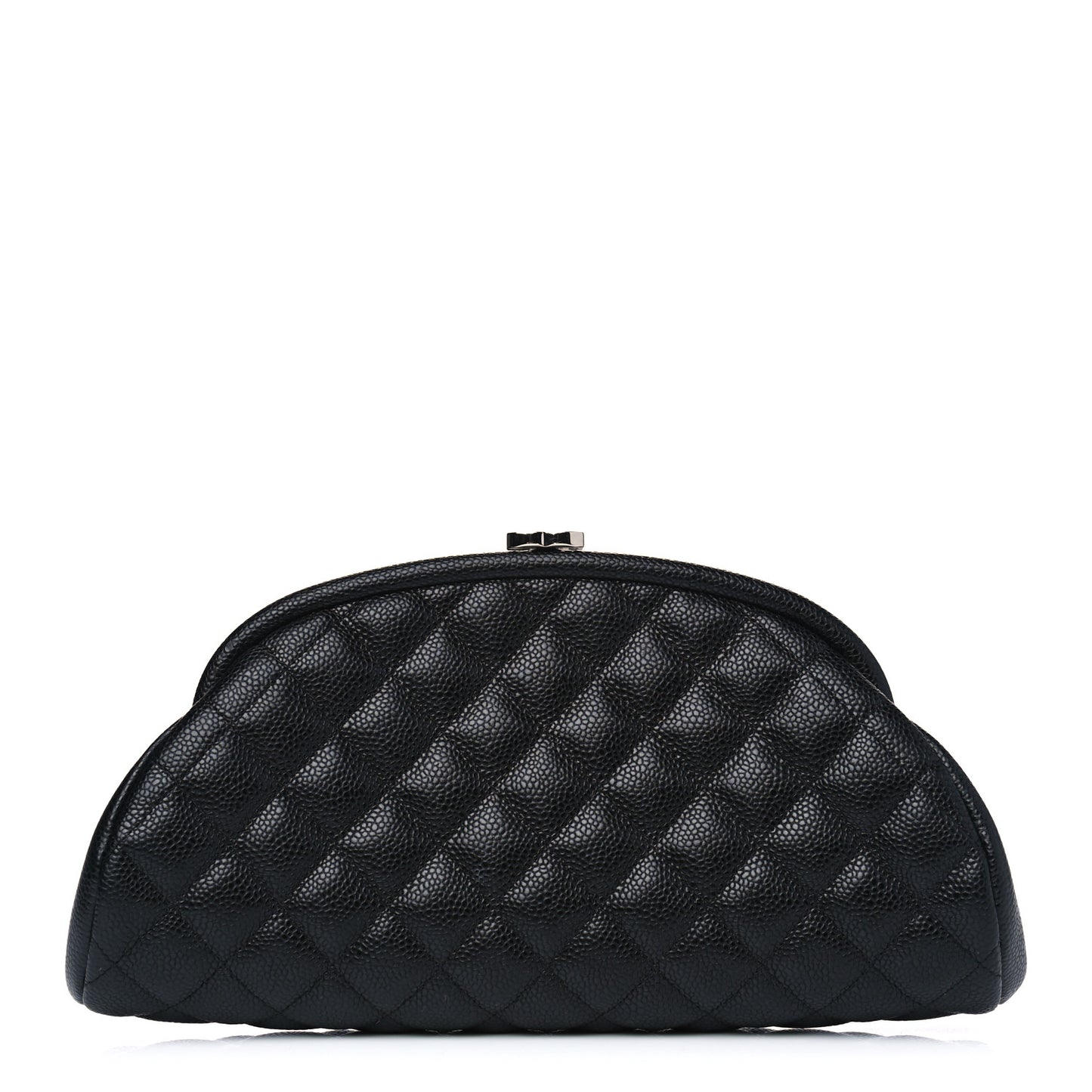 Caviar Quilted Timeless Clutch Black