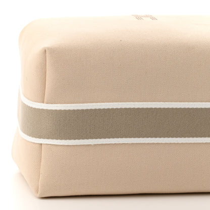 Hermes Canvas Large Bride-A-Brac Pouch Natural 8 of 9