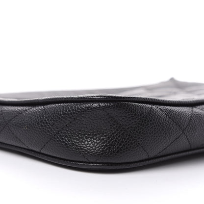 Chanel Caviar Quilted CC Shoulder Bag Black 8 of 11
