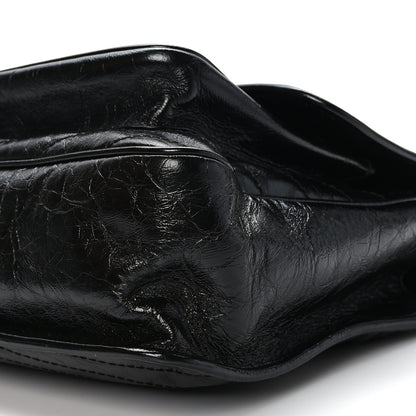 Saint Laurent Crinkled Calfskin Matelasse Monogram Large Niki Chain Satchel Black 8 of 8