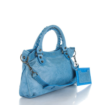 Balenciaga Agneau Classic Hardware First Turquoise 3 of 9