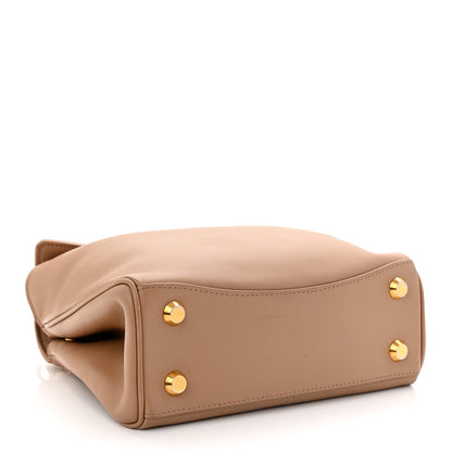Balenciaga Natural Smooth Calfskin Mini Rodeo Top Handle Handbag Latte 4 of 11