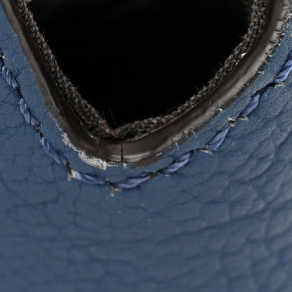 Fendi Vitello Camargue Large By The Way Boston Bag Blue 13 of 14