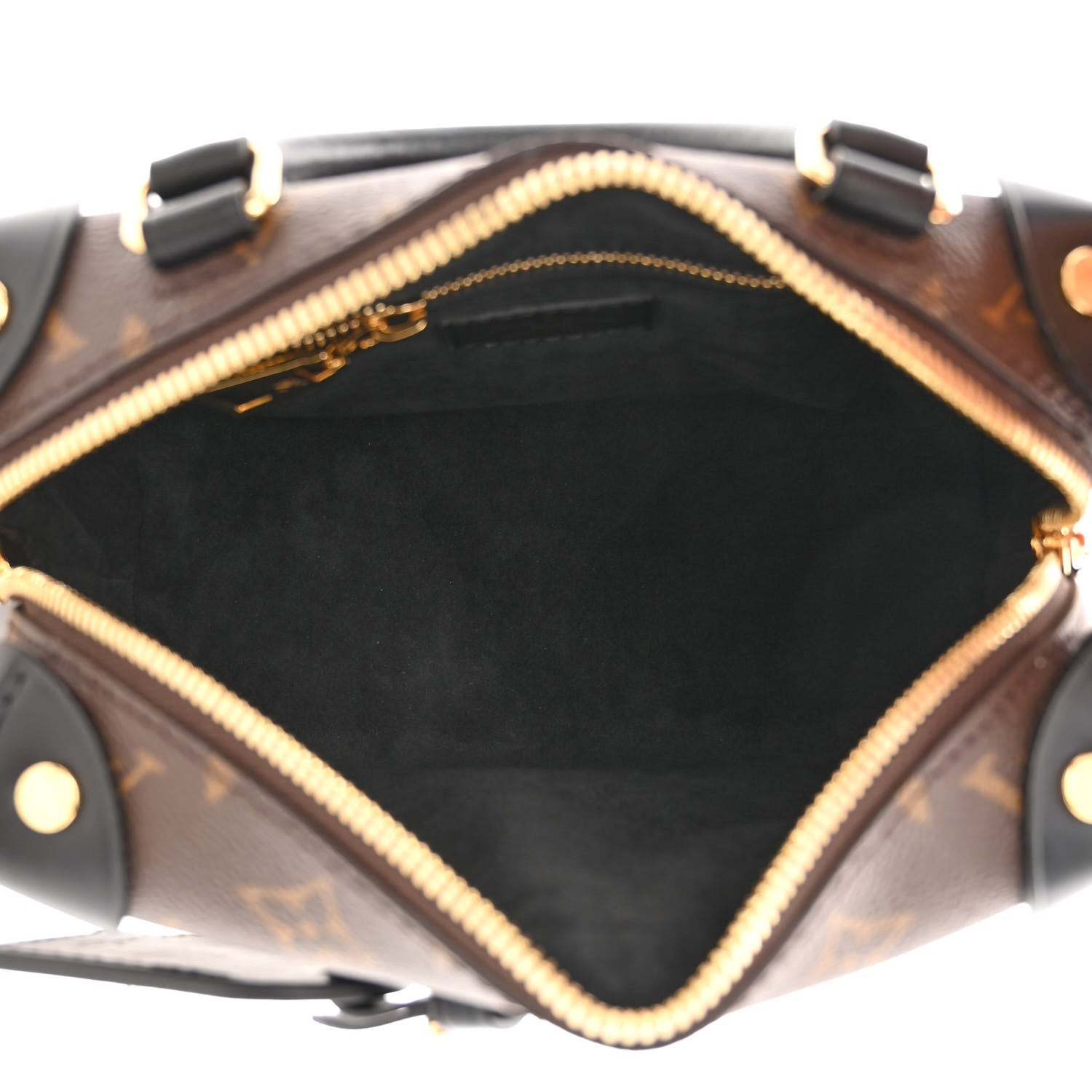 Louis Vuitton Monogram Petite Malle Souple Black 5 of 9