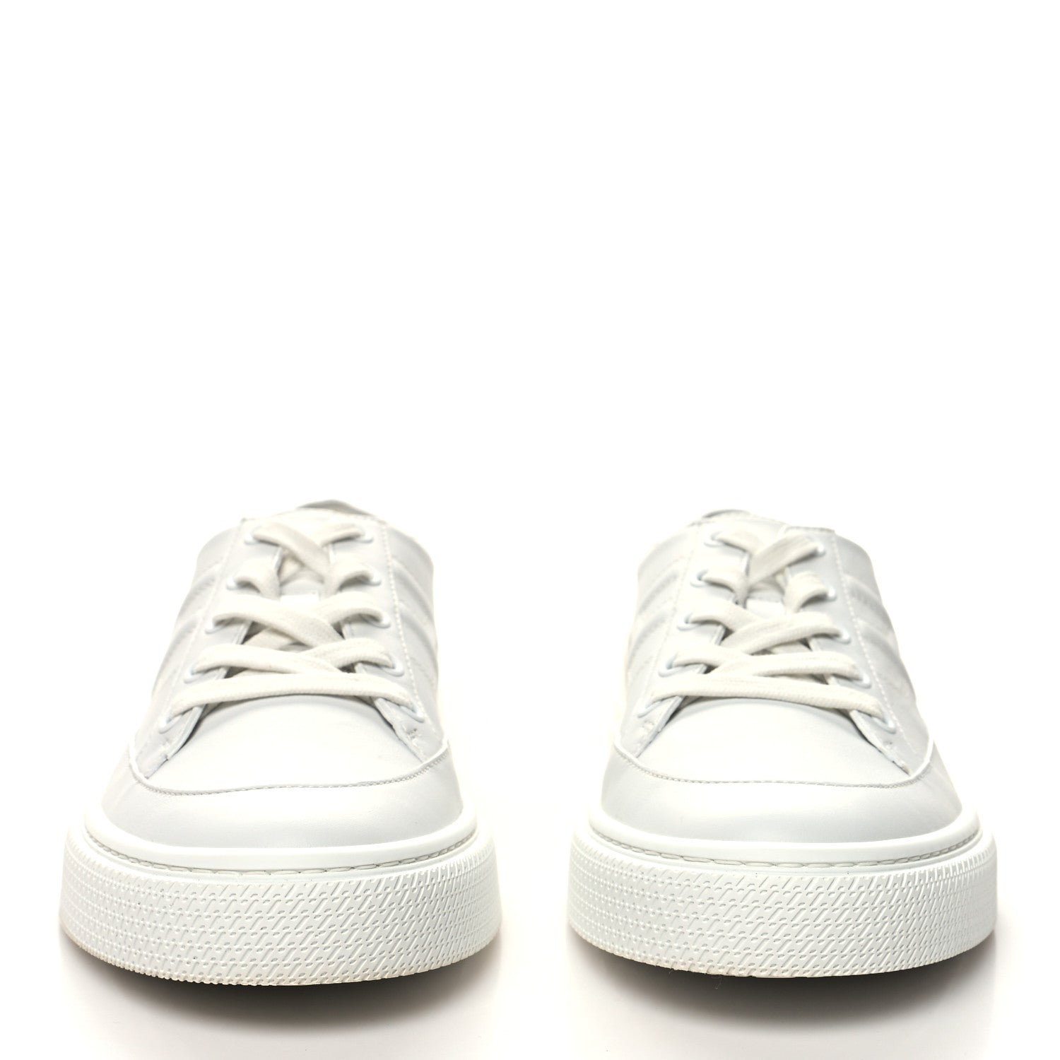 Hermes Calfskin Womens Deep Sneakers 39 White 2 of 9