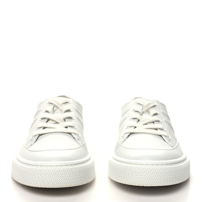 Hermes Calfskin Womens Deep Sneakers 39 White 2 of 9