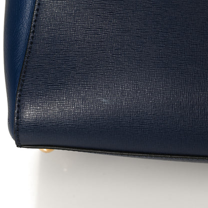Fendi Vitello Elite Regular 2Jours Tote Blue 13 of 13