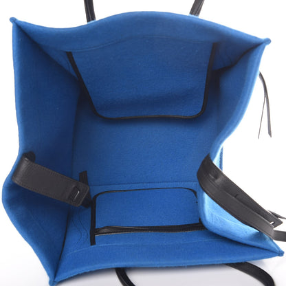 Celine Felt Medium Phantom Luggage Bright Blue 5 of 9