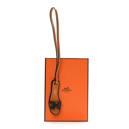 Hermes Epsom Butler Calfskin Hunter Oran Nano Bag Charm Black 4 of 4