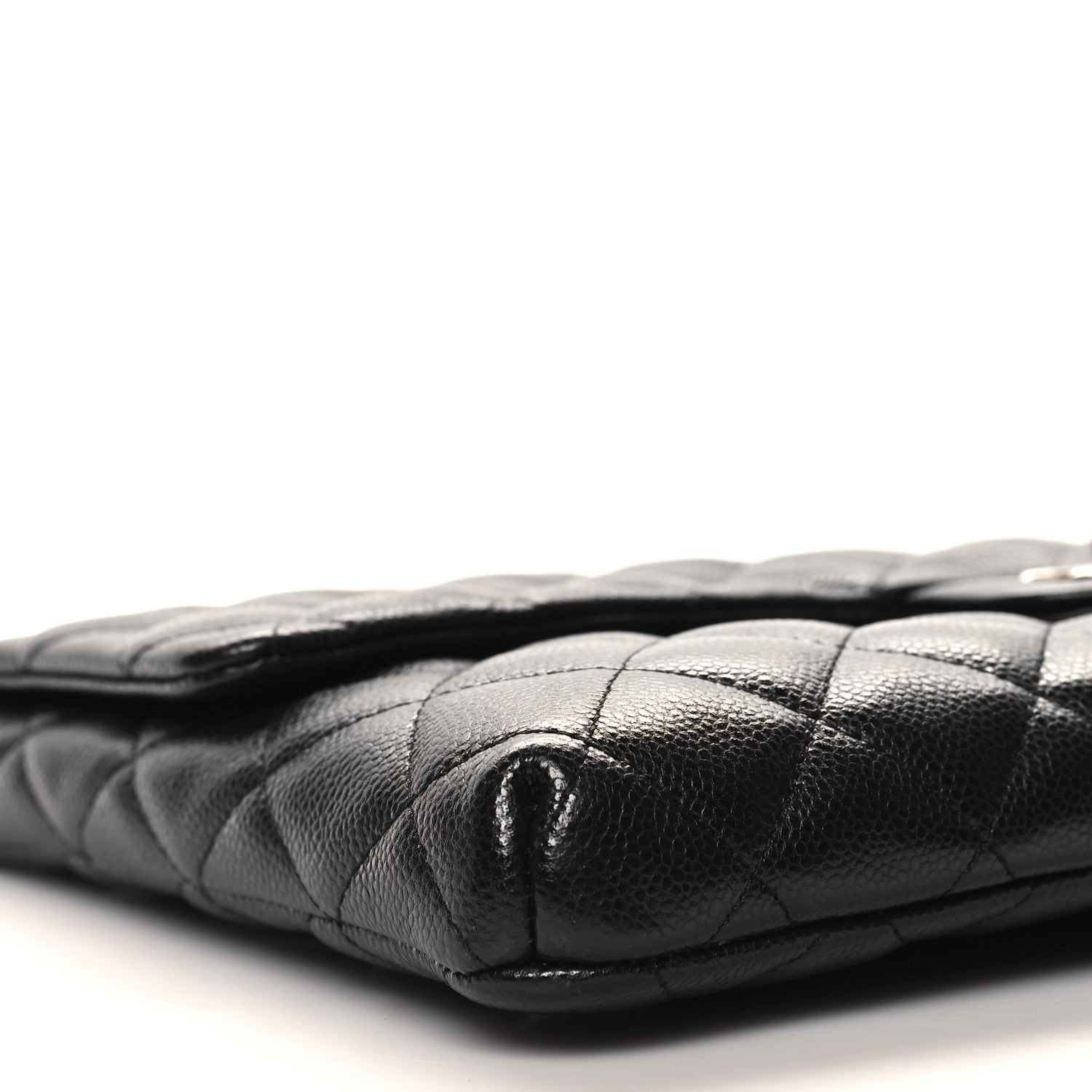 Chanel Caviar Quilted Flap Clutch Black 9 of 11