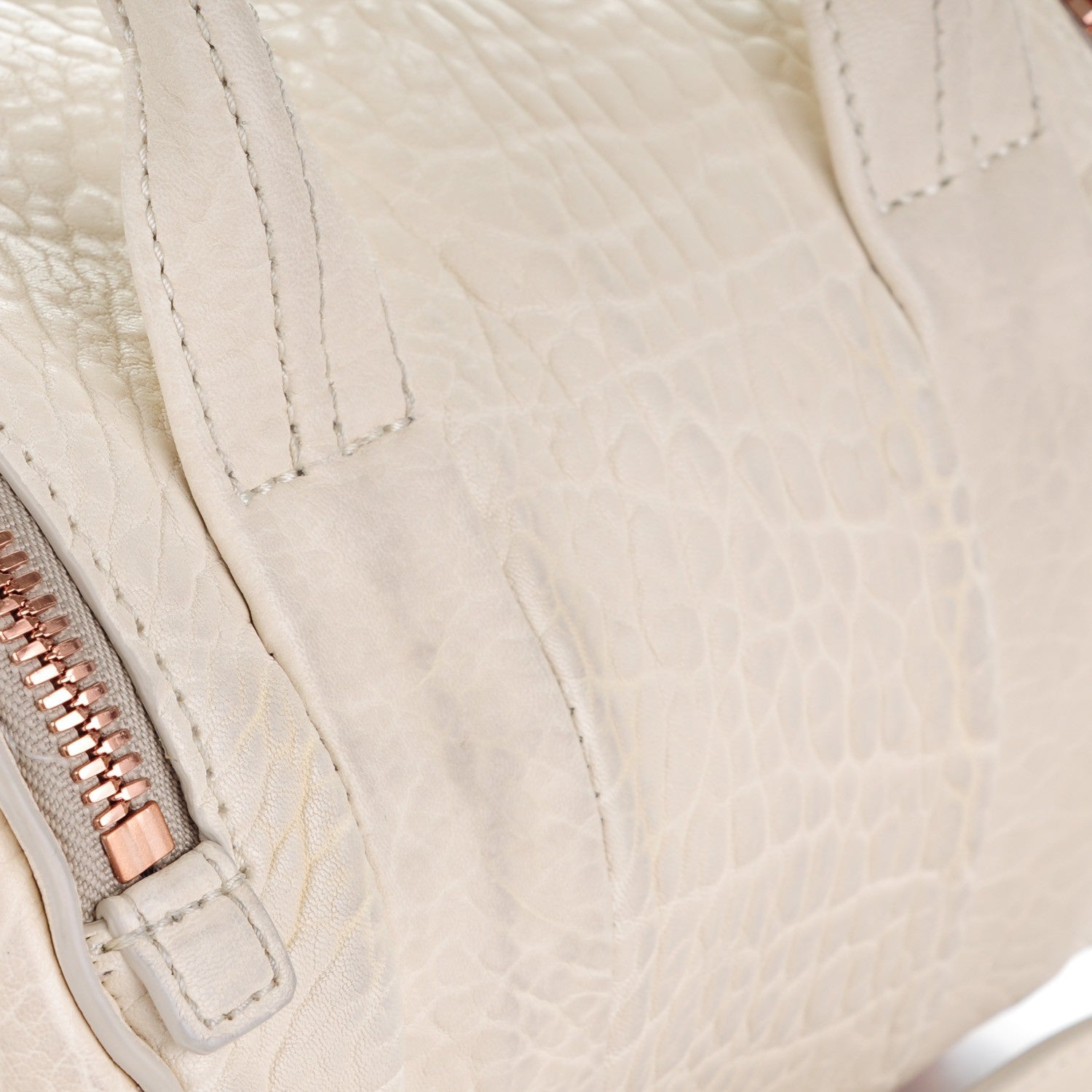 Alexander Wang Pebbled Lambskin Mini Rockie Opaline Rose Gold Hardware 9 of 10