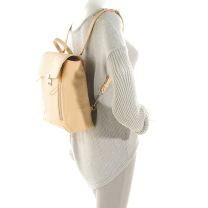 3.1 Phillip Lim 3.1 Textured Calfskin Pashli Backpack Buff 2 of 8