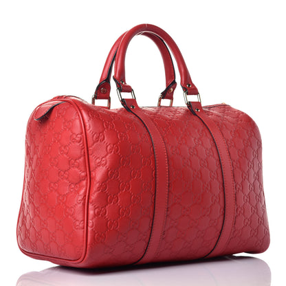 Gucci Guccissima Vitello Tender Medium Joy Boston Sporting Red 3 of 9