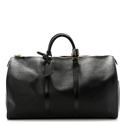Louis Vuitton Epi Keepall 50 Black 1 of 17