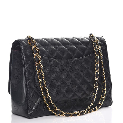 Chanel Caviar Quilted Maxi Double Flap Black 4 of 10