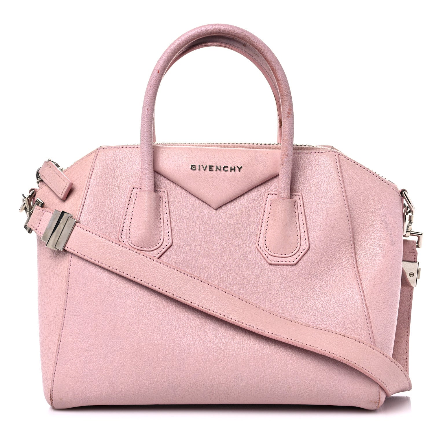 Givenchy Sugar Goatskin Small Antigona Pale Pink 1 of 24