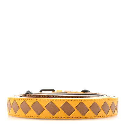 Bottega Veneta Nappa Snakeskin Intrecciato Wrap 20mm Belt Cammello 2 of 5