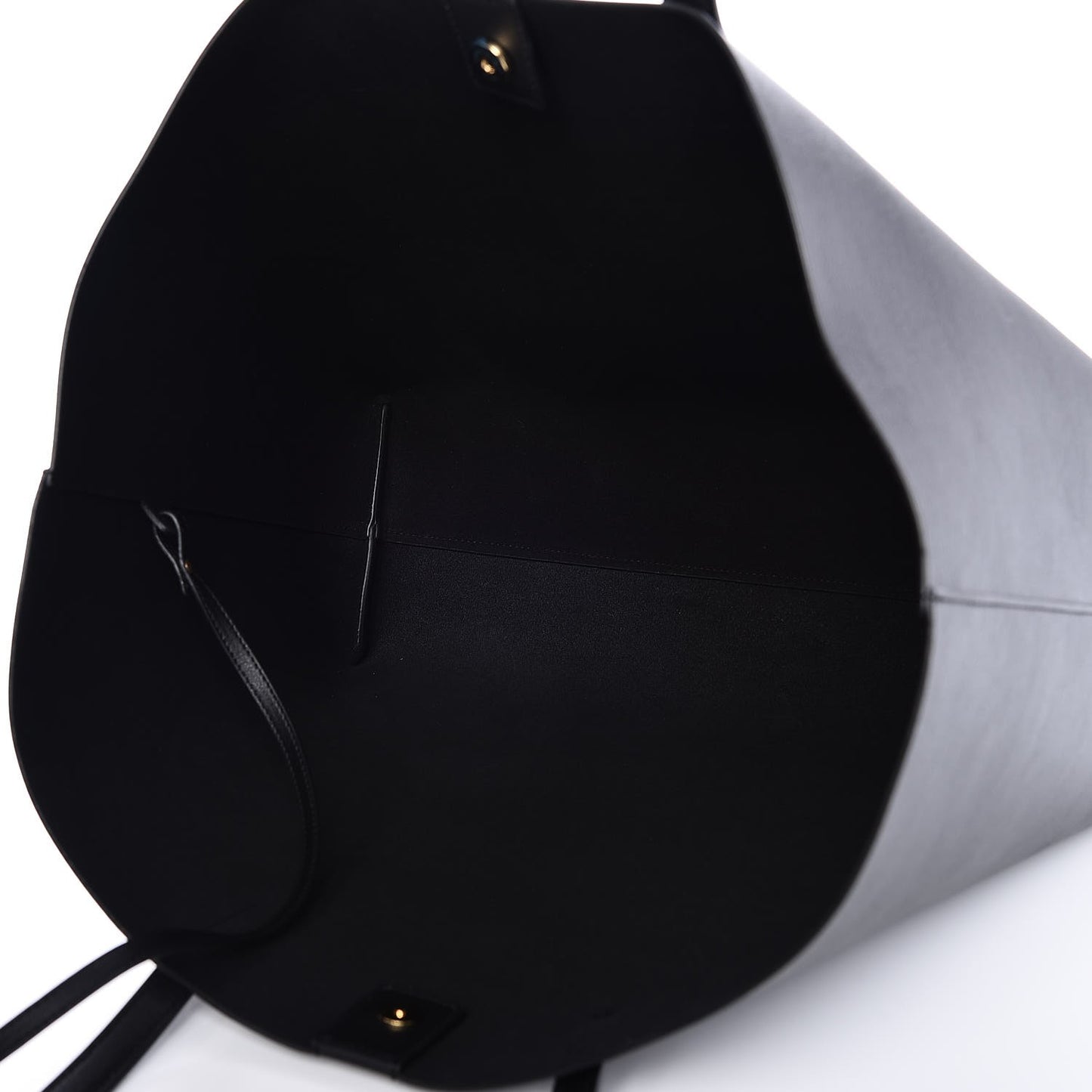 Calfskin Large Shopping Tote Black
