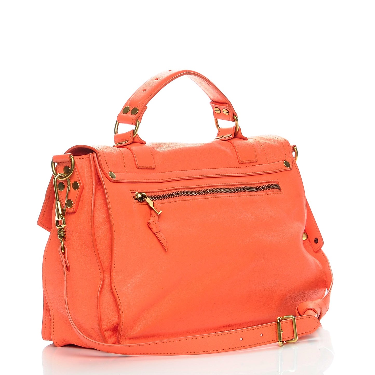 Lambskin Medium PS1 Satchel Grapefruit