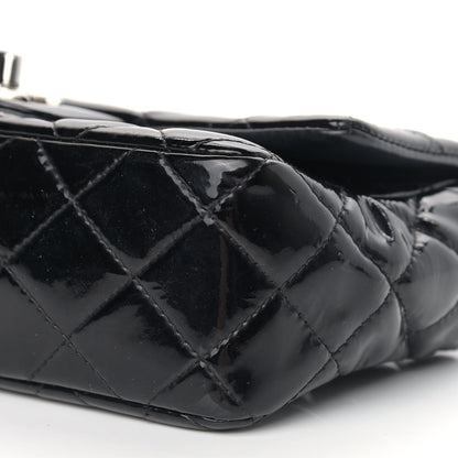 Chanel Patent Calfskin Quilted Mini Rectangular Flap Black 12 of 12