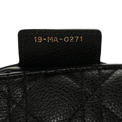 Christian Dior Calfskin Cannage Small Caro Bag Black 7 of 10