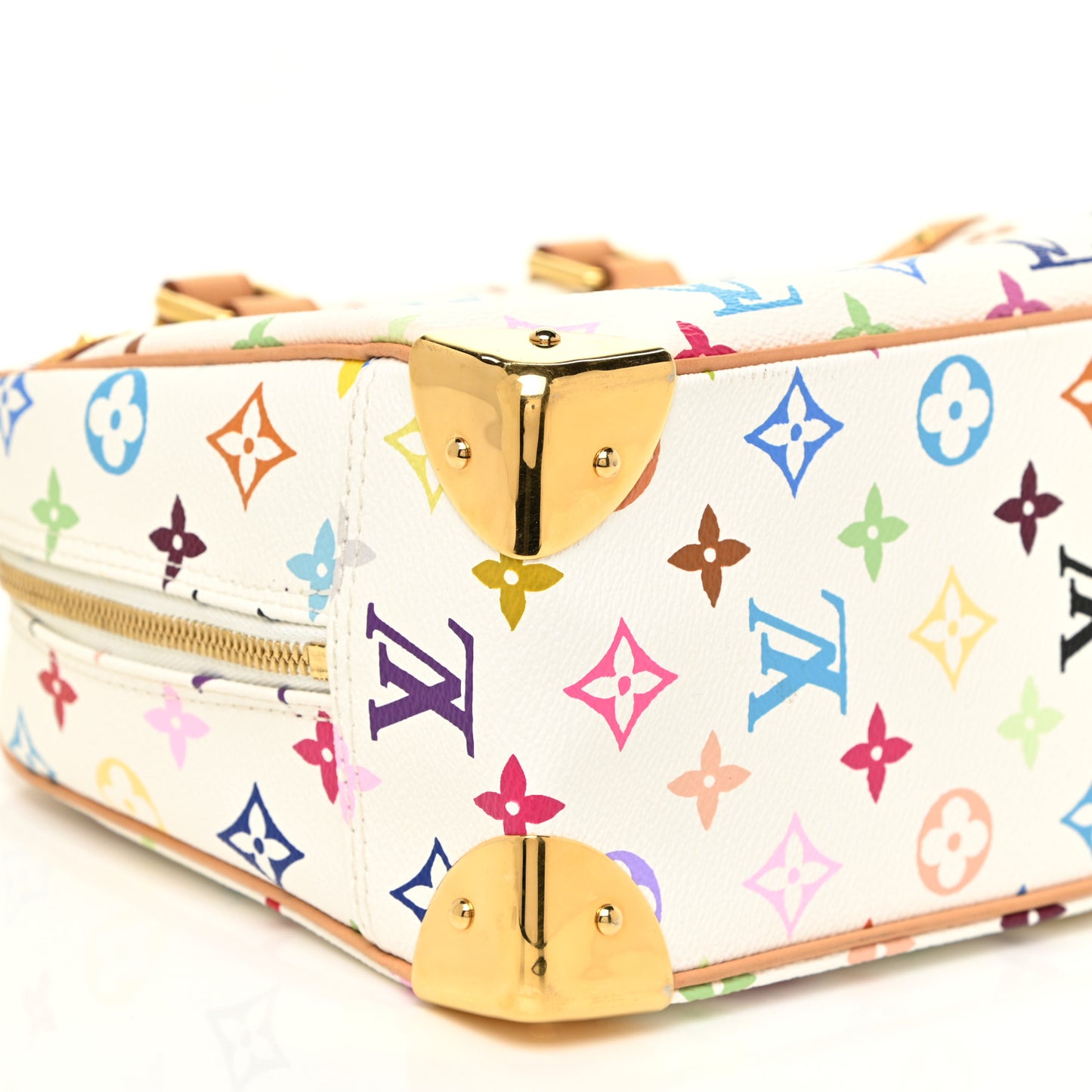 Monogram Multicolor Trouville White
