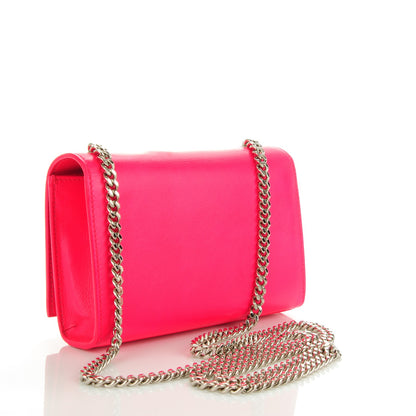 Saint Laurent Calfskin Small Classic Monogram Kate Satchel Neon Pink 2 of 7