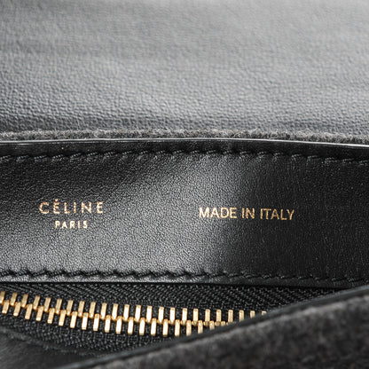 Celine Smooth Calfskin Felt Medium Trapeze Grey 7 of 10