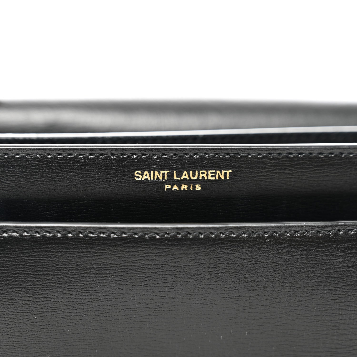 Saint Laurent Suede Calfskin Medium Monogram Sunset Black 8 of 10