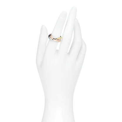 Cartier 18K Pink Yellow White Gold Classic Les Must De Cartier Trinity Ring 53 6.25 2 of 4