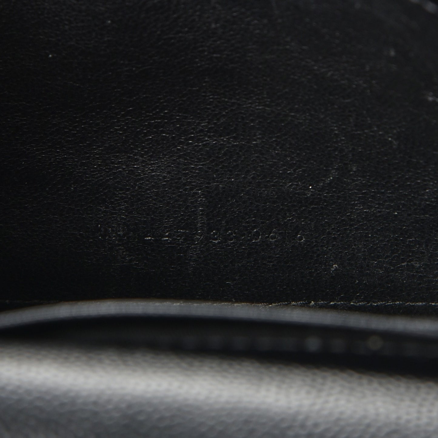 Grain De Poudre Star Studded Monogram Wallet on Chain Black