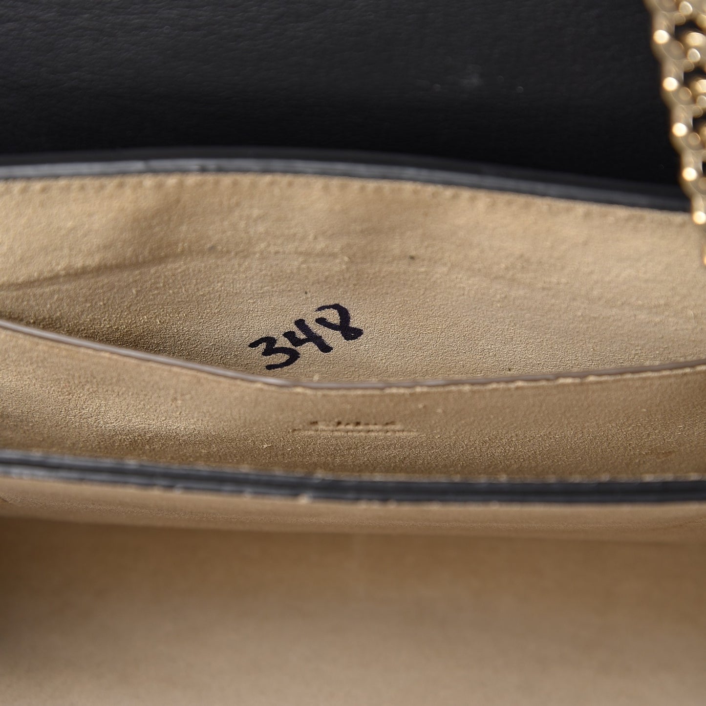 Suede Calfskin Small Faye Shoulder Bag Black