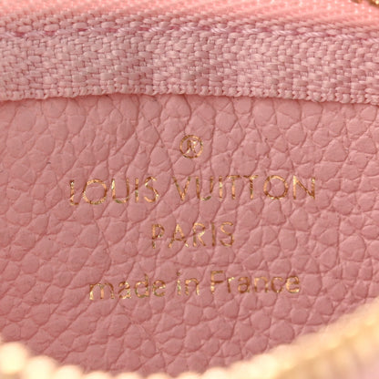 Louis Vuitton Empreinte Monogram Giant Broderies Key Pouch Pink Creme 6 of 9