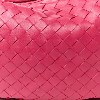 Bottega Veneta Nappa Intrecciato Teen Jodie Hobo Cranberry 8 of 10