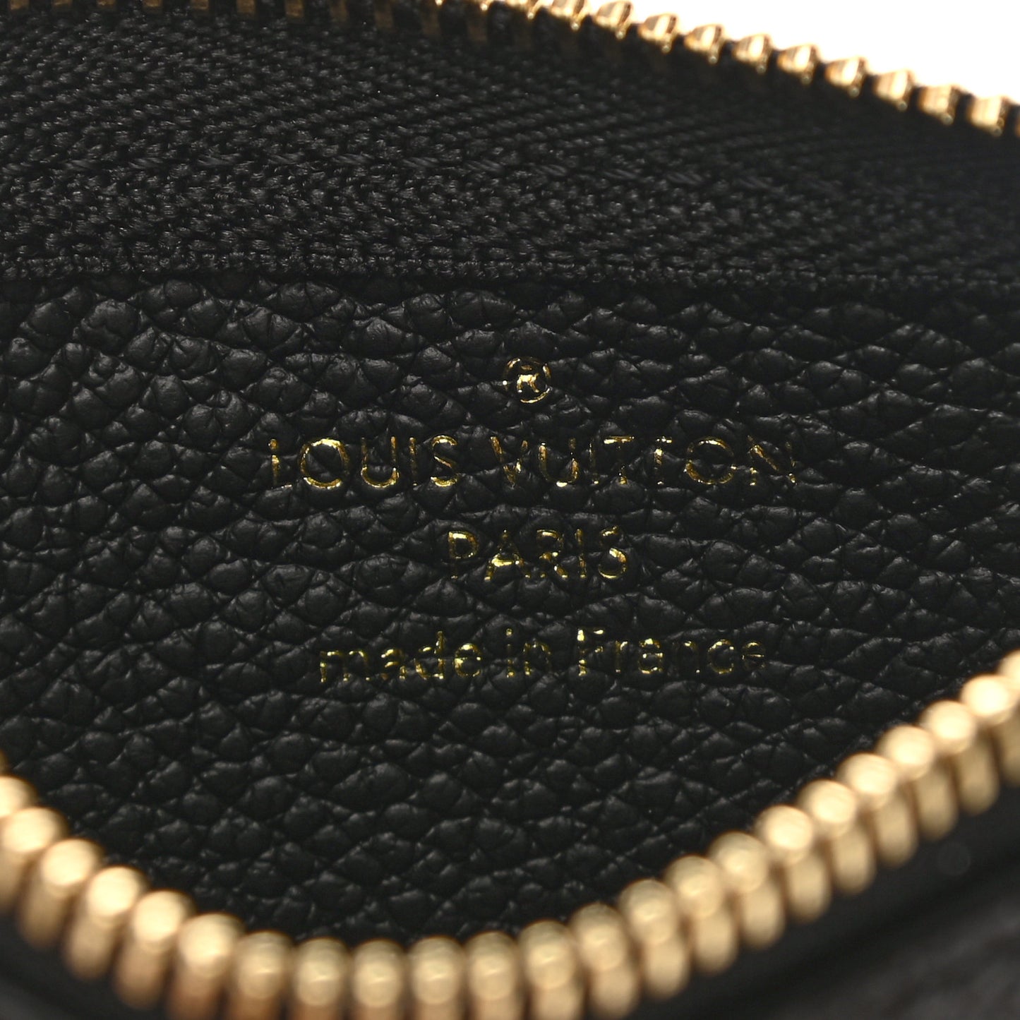 Empreinte Monogram Giant Key Pouch Black Beige