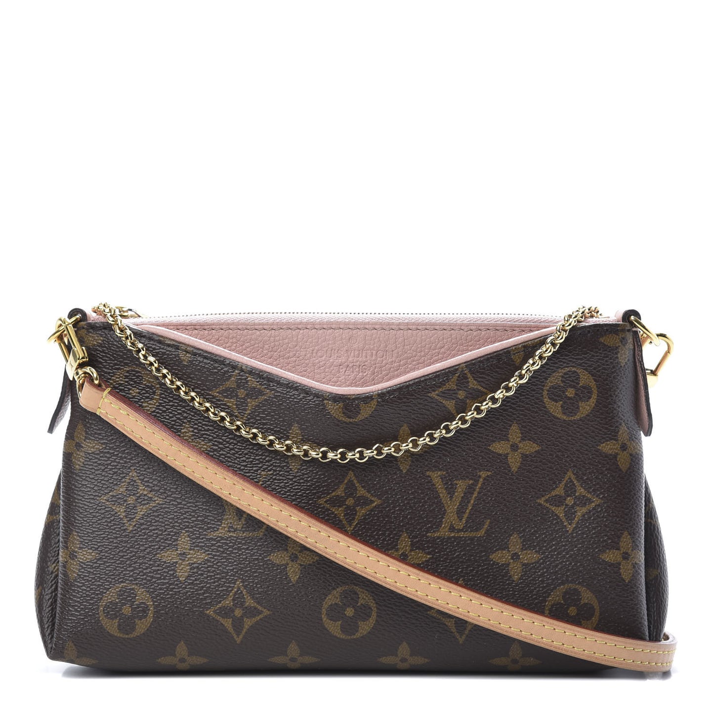 Monogram Pallas Clutch Rose Poudre