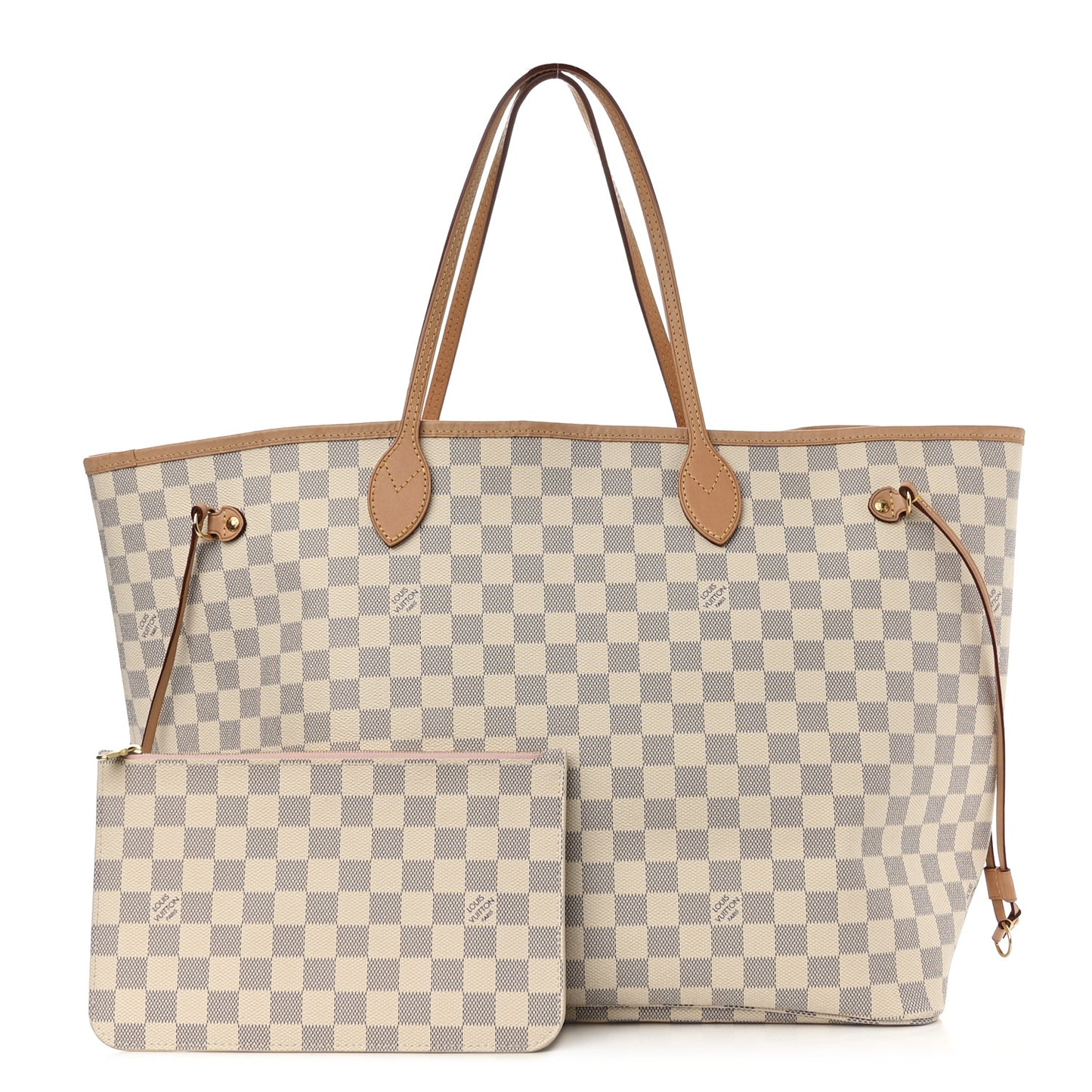 Damier Azur Neo Neverfull GM Rose Ballerine